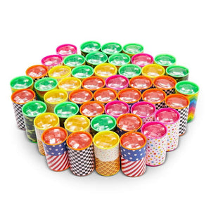 48 Pack Mini Kaleidoscope Prism Toys for Kids Birthday Party Favors, 6 Designs, 1.7 x 1.1 Inches