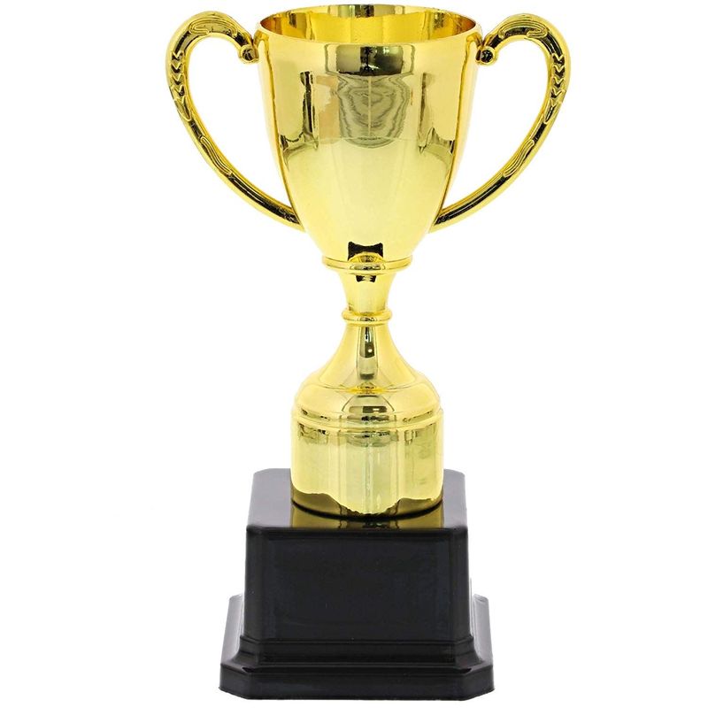 Gold Award Trophies for Sports and Competitions (7 Inches, 3 Pack)