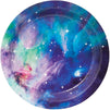 Galaxy Paper Plates for Outer Space Party (9 In, 80 Pack)