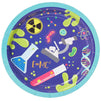 80 Pack of Science Lab Party Paper Plates for Birthday Party (7 Inches, Blue)