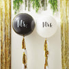 Jumbo Mr. & Mrs. Wedding Balloons with Tassel (36 in, 2 Pack)