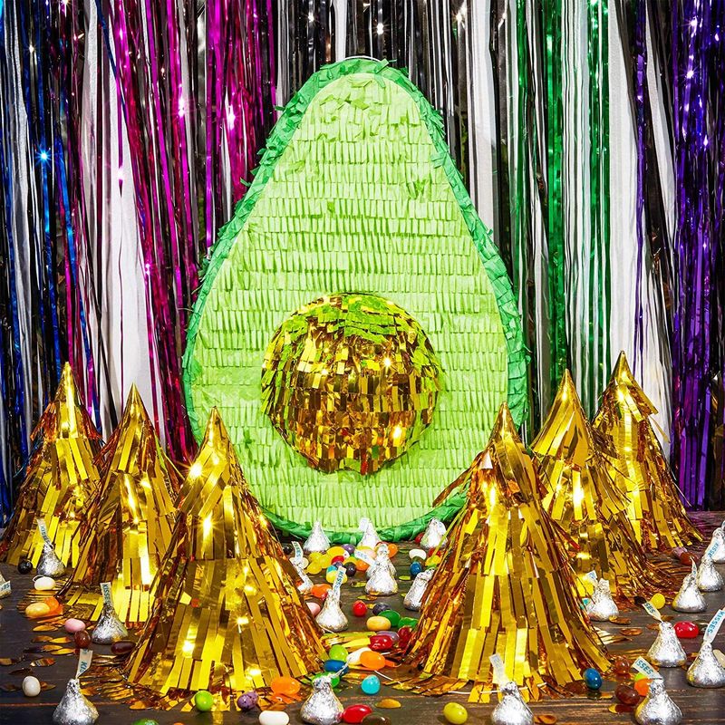 Avocado Pinata for Kids Birthday Party, Cinco De Mayo (15 x 10.5 in.)