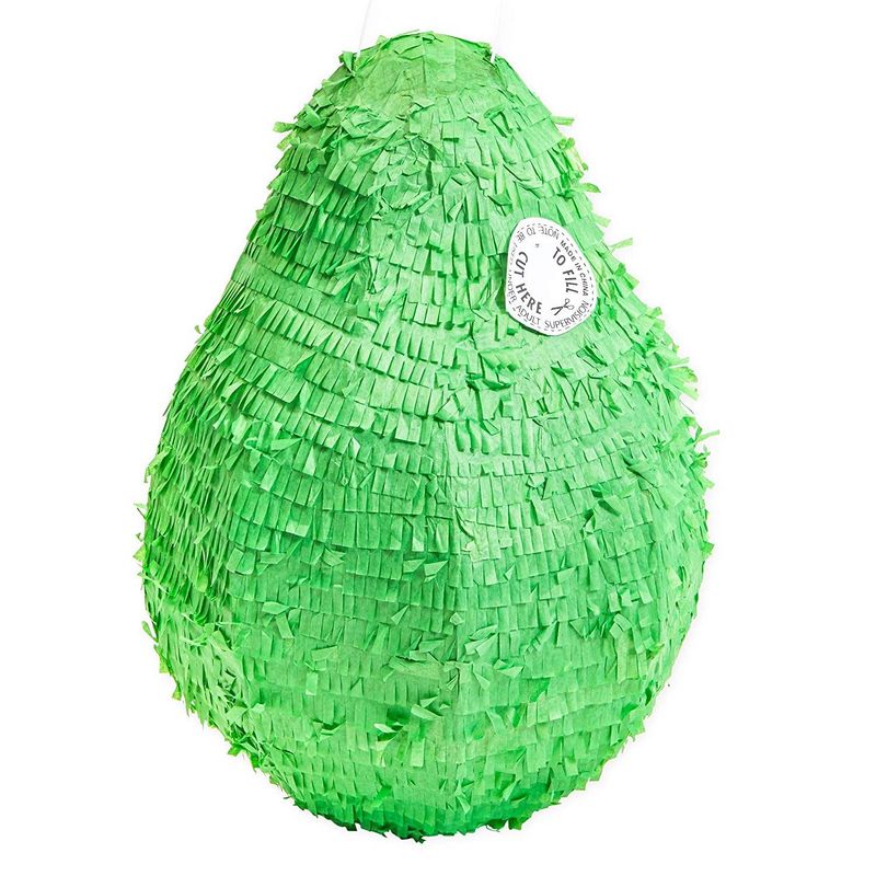 Avocado Pinata for Kids Birthday Party, Cinco De Mayo (15 x 10.5 in.)