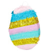 Small Easter Egg Pinata, Spring Party Decor (17 x 12.1 Inches)