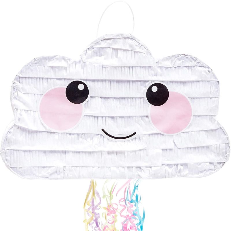 Cloud Pinata, Rainbow Party Supplies (16.5 x 10.5 in)