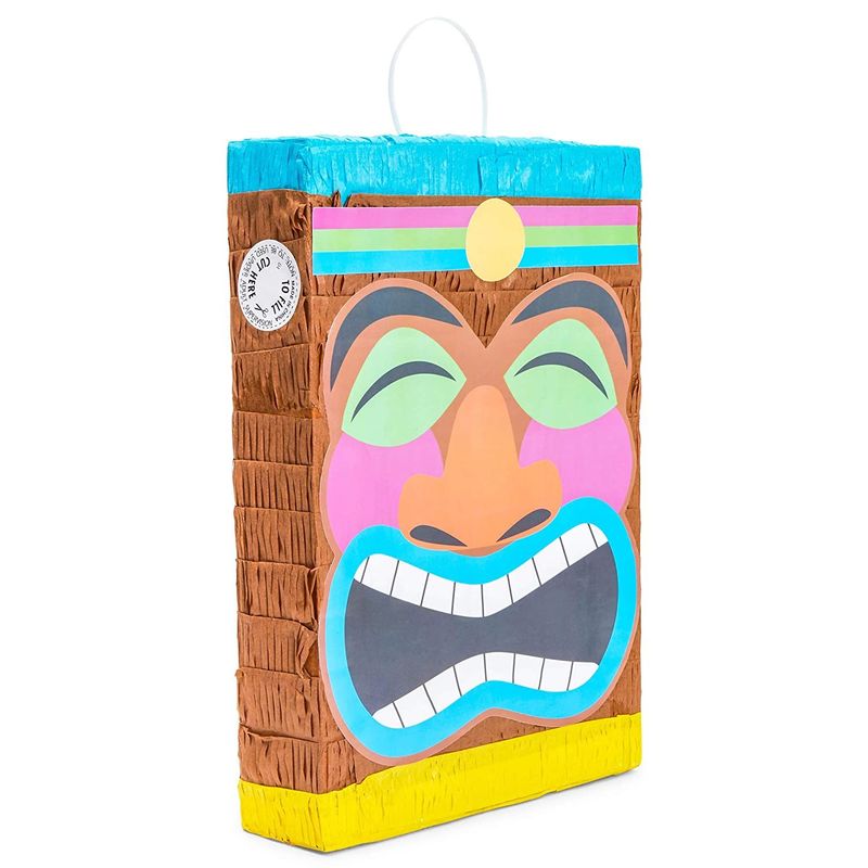 Tropical Tiki Pinata for Luau and Hawaiian Party (16.7 x 11.6 Inches)