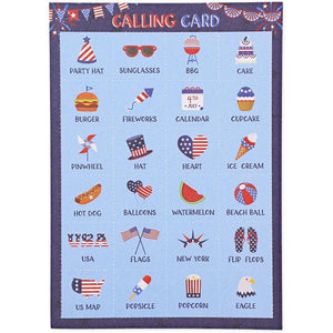 Patriotic Bingo Game Set for Election Day, 4th of July (36 Pieces)