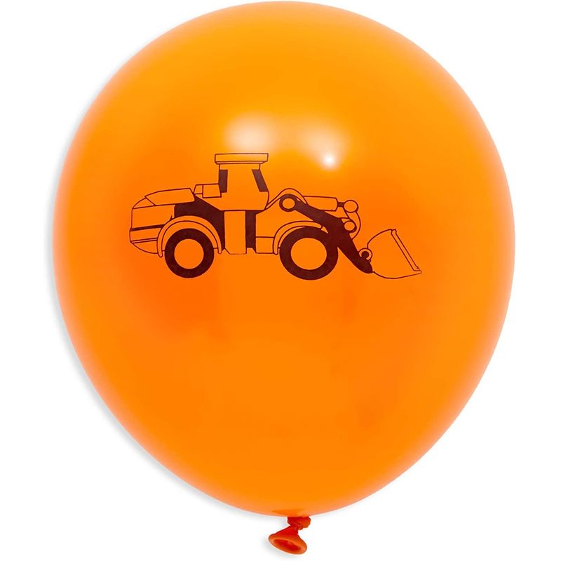 Construction Birthday Party Balloons (12 in., 50 Pack)