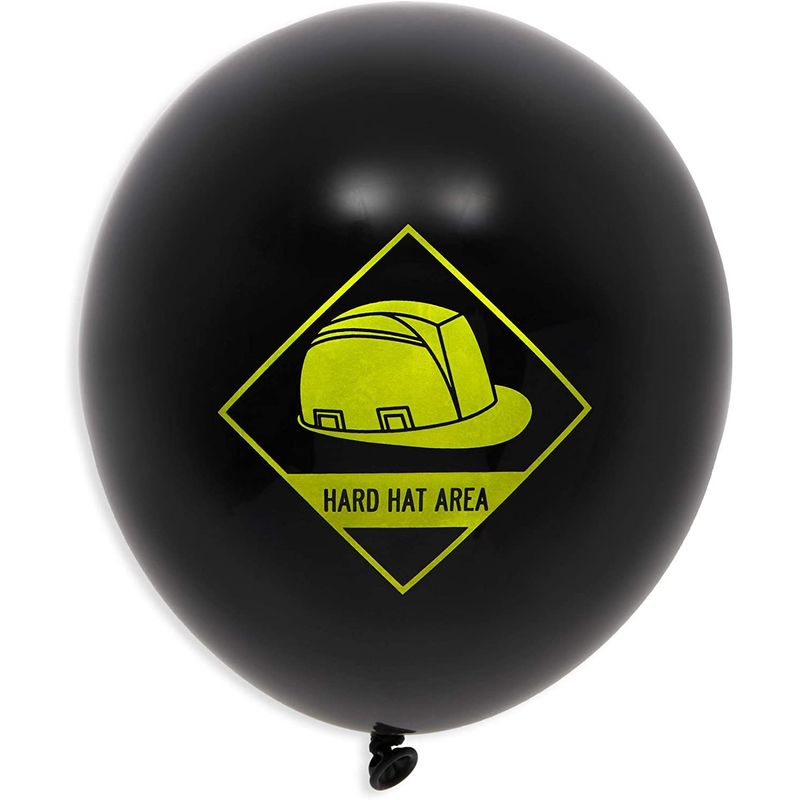 Construction Birthday Party Balloons (12 in., 50 Pack)