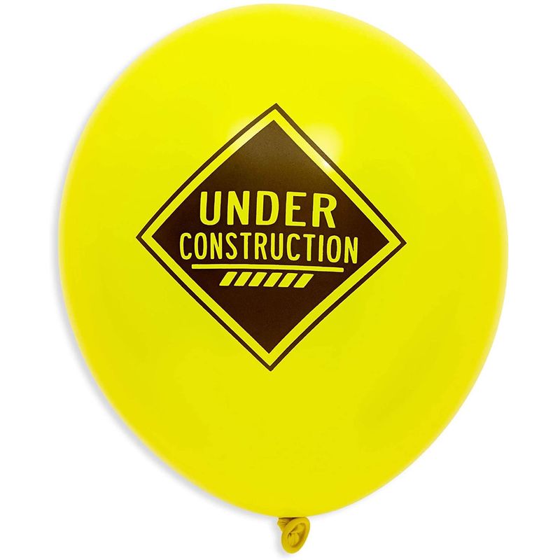 Construction Birthday Party Balloons (12 in., 50 Pack)