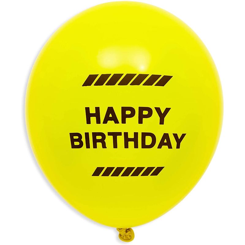 Construction Birthday Party Balloons (12 in., 50 Pack)