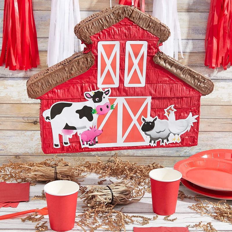 Barnyard Pinata for Farmhouse or Country Party (17 x 12.75 in)