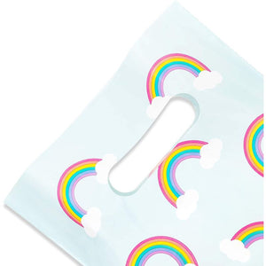 Rainbow Party Favor Goodie Bags (100 Pack)