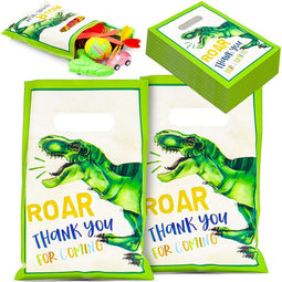Dinosaur Party Favor Goodie Bags (100 Pack)