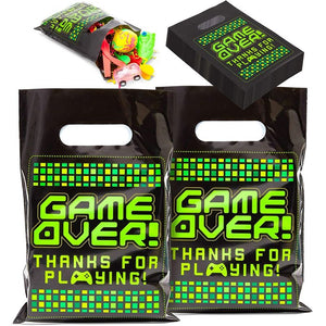 Video Game Party Favor Goodie Bags (9.3 x 6.5 in, 100 Pack)