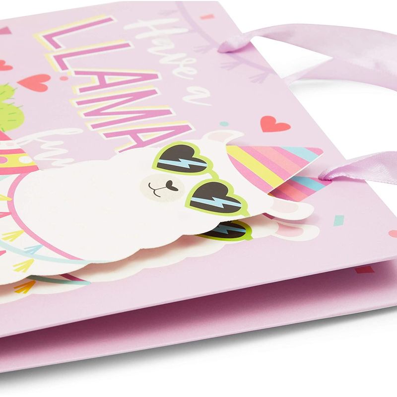 Animal Birthday Gift Bags (9 x 7.5 Inches, 12-Pack)