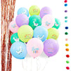 Llama Birthday Party Balloons in 5 Colors (12 Inches, 50-Pack)