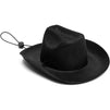 Mini Fedora Hat, Pet Costume Accessory, Adjustable Sizing (7.75 x 6.25 x 3.38 in, Black)