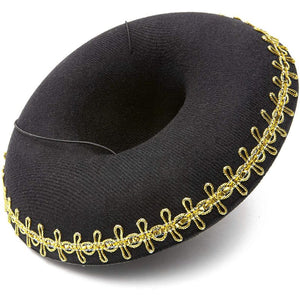Mini Sombrero for Cinco De Mayo Fiesta, Costume Accessories (Red, Black, 2 Pack)
