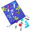 Drawstring Favor Bags for Kids Science Birthday Party (10 x 12 in, 12 Pack)