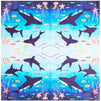 Shark Paper Napkins for Birthday Party Supplies (6.5 x 6.5 Inches, 100 Pack)