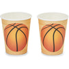 Happy Birthday Basketball Party Pack, Dinnerware Set and Banner (Serves 24, 171 Pieces)