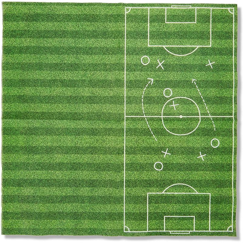 Soccer Party Paper Napkins for Sports Birthday (6.5 x 6.5 In, 100 Pack)