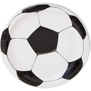 Soccer Birthday Party Paper Plates (7 Inches, 80 Pack)