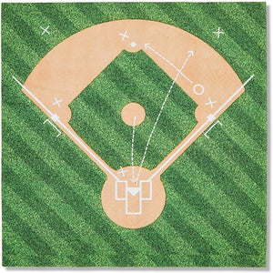 Baseball Birthday Party Pack, Dinnerware Set and Banner (Serves 24, 171 Pieces)