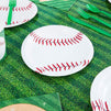 Baseball Plates for Sports Birthday Party (White, 7 Inches, 80 Pack)