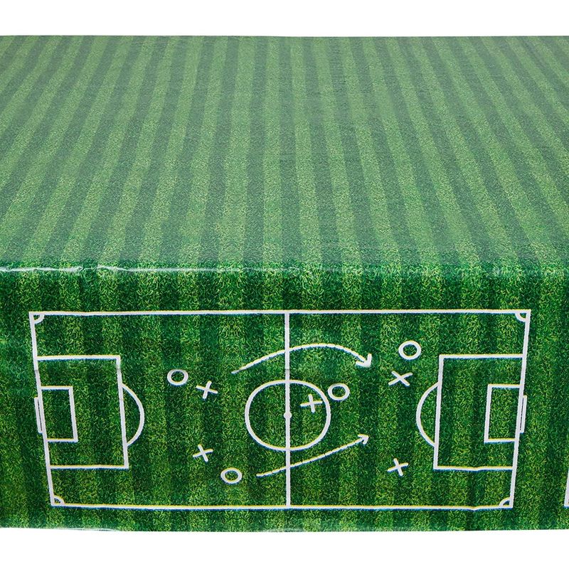 Soccer Party Plastic Table Covers (54 x 108 in, 3 Pack)