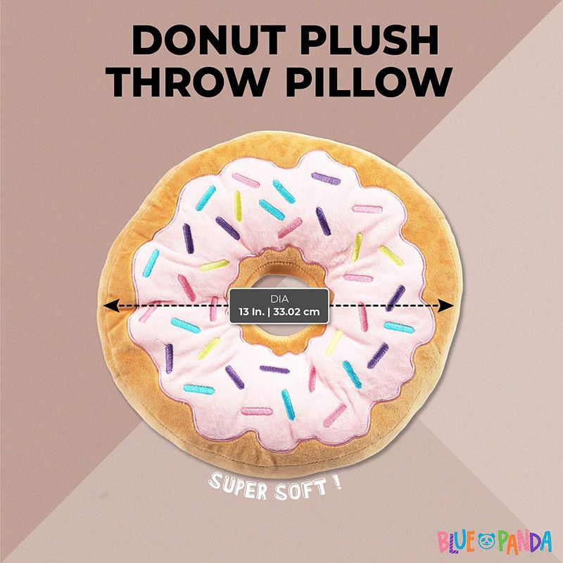 Donut Pillow / Donut Light Purple / Donut Gift / Kids Room / Food Pillow /  Donuts Decor / Birthday Decoration 