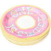 Holographic Paper Plates for Donut Birthday Party (9 In, 48 Pack)