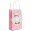Donut Birthday Party Favor Bags (5.25 x 9 x 3.15 Inches, 24 Pack)