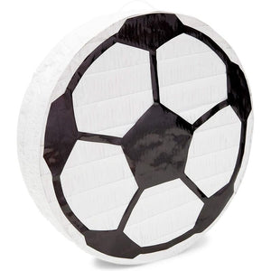Soccer Ball Pinata for Birthday Party Decorations (12.8 x 12.8 x 3 Inches)