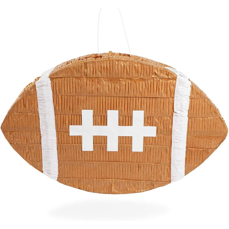 Football Pinata for Sports Birthday Party (16.5 x 10 x 3 In)