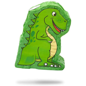 Mini T-Rex Piñatas for Kids Dinosaur Birthday Party (8 x 6.3 x 2.5 In, 3 Pack)