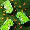 Mini T-Rex Piñatas for Kids Dinosaur Birthday Party (8 x 6.3 x 2.5 In, 3 Pack)