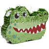 Small Alligator Piñata for Kids Safari Birthday Party (16.5 x 11.5 x 3 Inches)