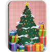 Metal Gift Card Tin Boxes with Lids for Christmas Presents (4.5 x 3.3 In, 6 Pack)