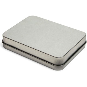 Metal Gift Card Tin Boxes with Lids for Christmas Presents (4.5 x 3.3 In, 6 Pack)