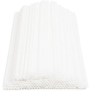White Balloon Stick Holders with Cups, Party Decorations (300 Pack)