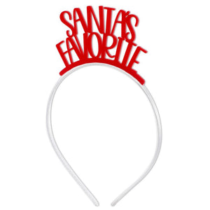 Holiday Headbands for Christmas, Party Favor Set (8 Pack)