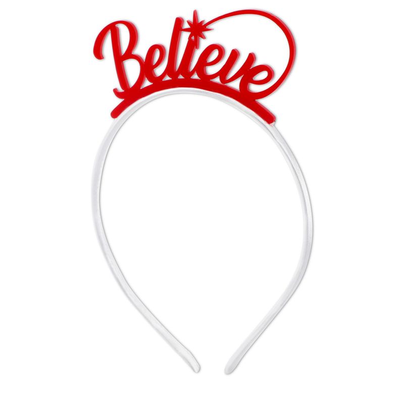 Holiday Headbands for Christmas, Party Favor Set (8 Pack)