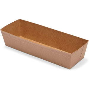 Paper Loaf Pans for Baking Bread, Brown Kraft (9.5 x 3.5 x 2 In, 30 Pack)