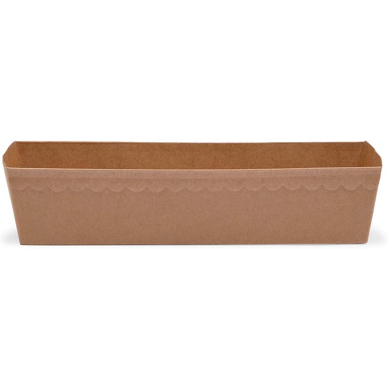 Paper Loaf Pans for Baking Bread, Brown Kraft (9.5 x 3.5 x 2 In, 30 Pack)