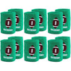 Green Wristbands for Football Party, Game Day, Tailgate Event (3.15 in, 12 Pack)