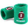 Green Wristbands for Football Party, Game Day, Tailgate Event (3.15 in, 12 Pack)