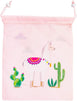 Llama Drawstring Party Favor Bags for Kids (12 x 10 in, 12 Pack)