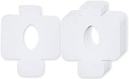 20 Pieces Disposable Travel Toddler Public Toilet Seat Covers for Kids Potty Training, individually Wrapped, Extra Large, White, 24x29"